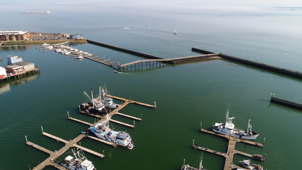 Aerial View Fisherman's Wharf