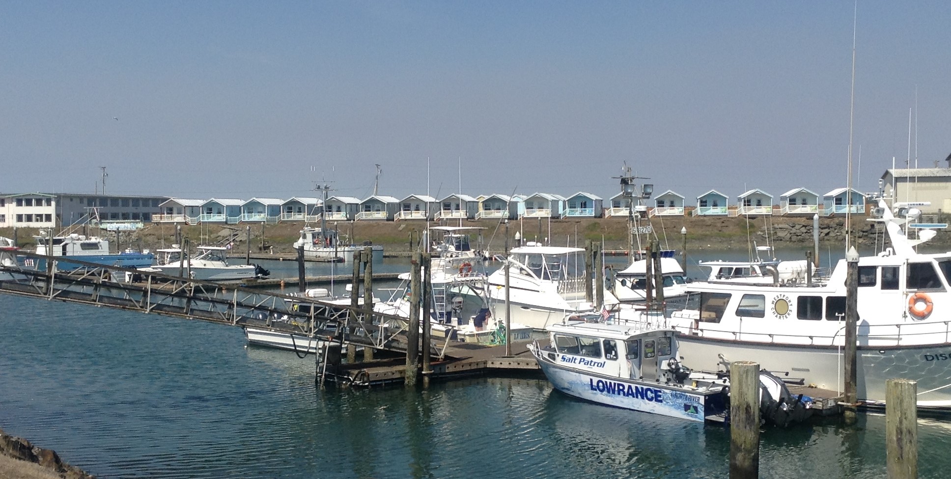 Cabins for rent overlooking the Westport Marina in Westport WA #graysharborbeaches #Westportwamarina